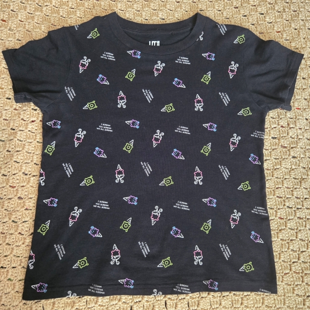 Uniqlo UT x Disney Pixar Monsters Inc. Black T-shirt XS